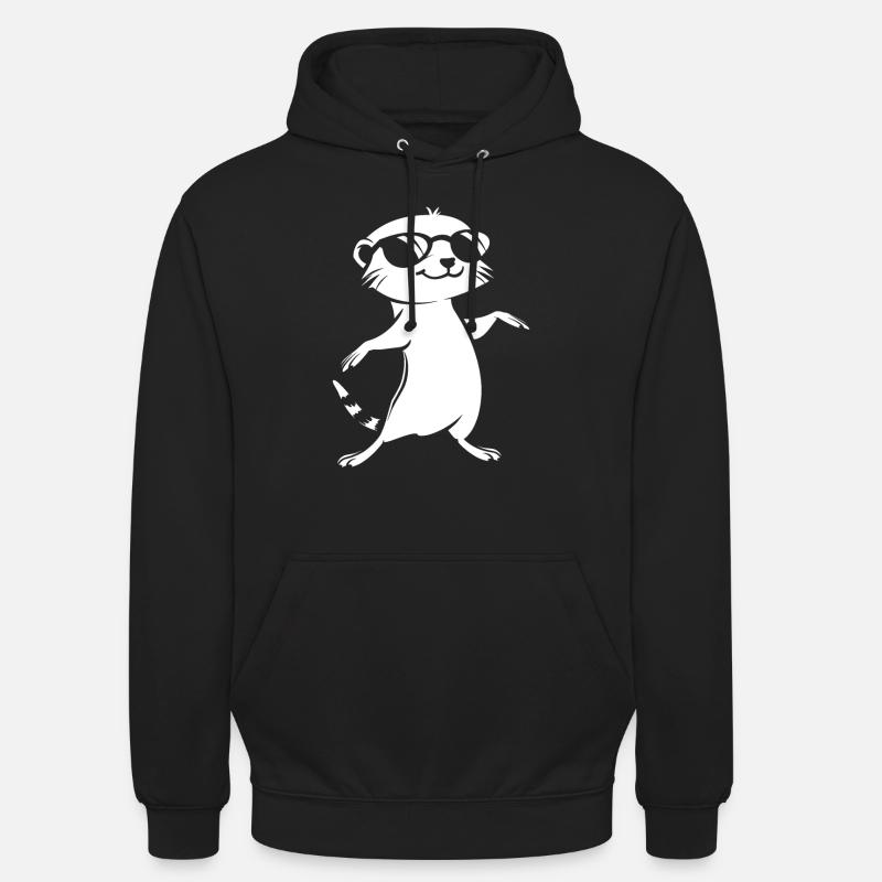Erdmännchen - Unisex Hoodie - Schwarz