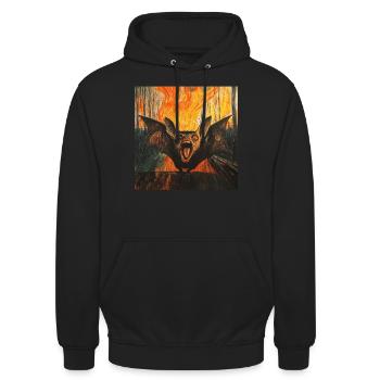 Schläger - Unisex Hoodie - Schwarz - Vorne - Alina (178cm) & Michal (187cm)