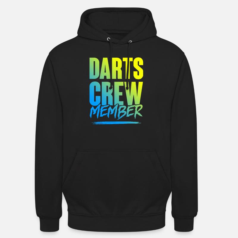 Équipe de fléchettes - Sweat-shirt à capuche unisexe - noir
