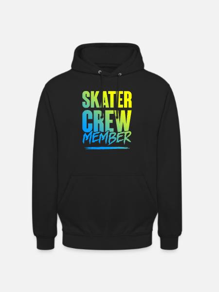 Skater Crew - Unisex Hoodie - black