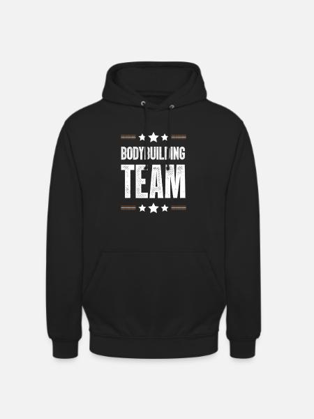 Équipe de musculation - Sweat-shirt à capuche unisexe - noir