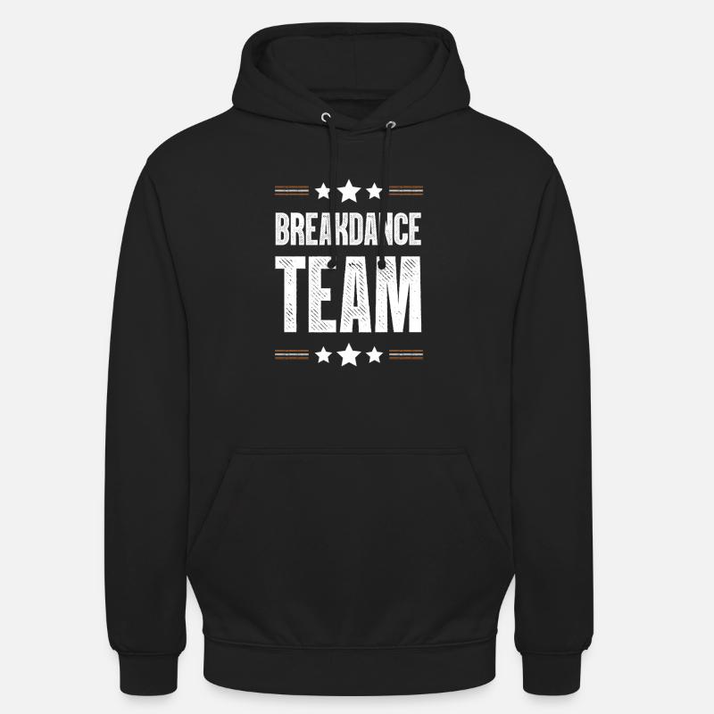 Équipe de breakdance - Sweat-shirt à capuche unisexe - noir