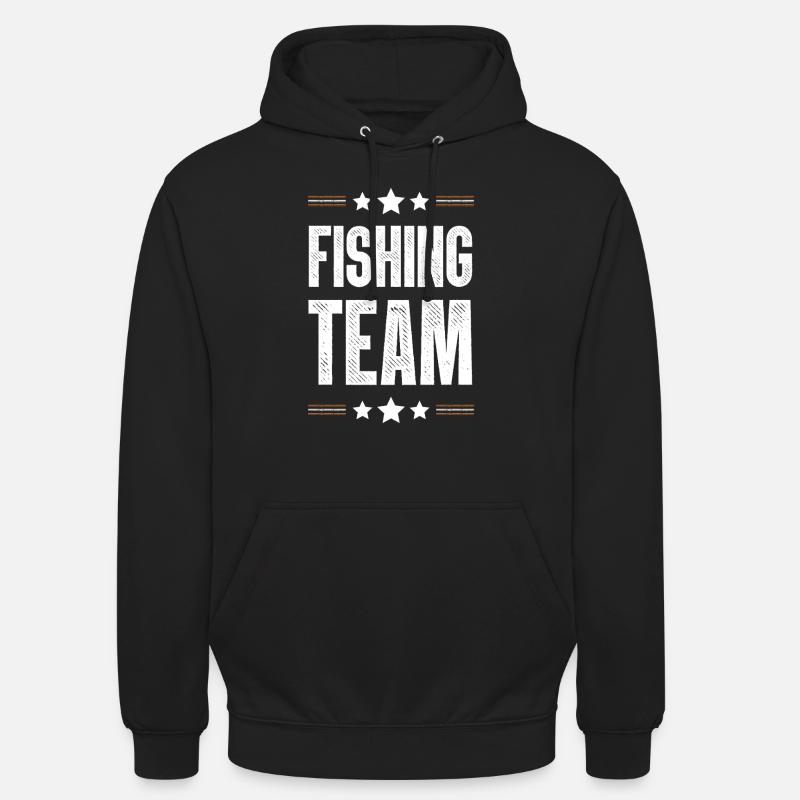 Équipe de pêche - Sweat-shirt à capuche unisexe - noir