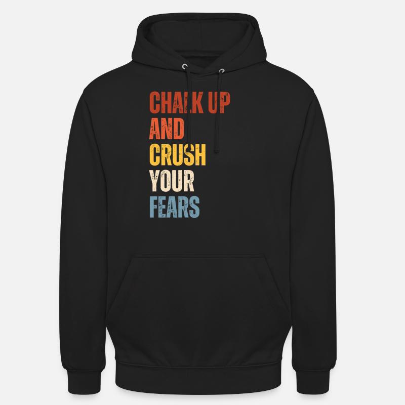 Bloc Chalk Up Boulderer - Sweat-shirt à capuche unisexe - noir