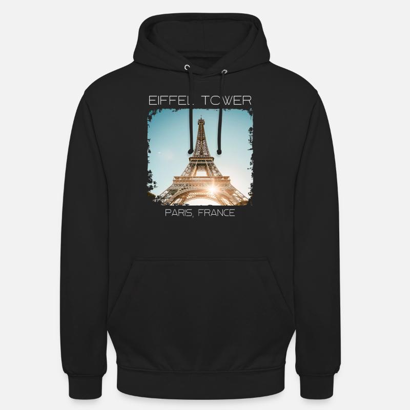 Eiffelturm - Unisex Hoodie - Schwarz