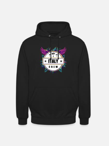 Italy Crew Tropical - Unisex Hoodie - black