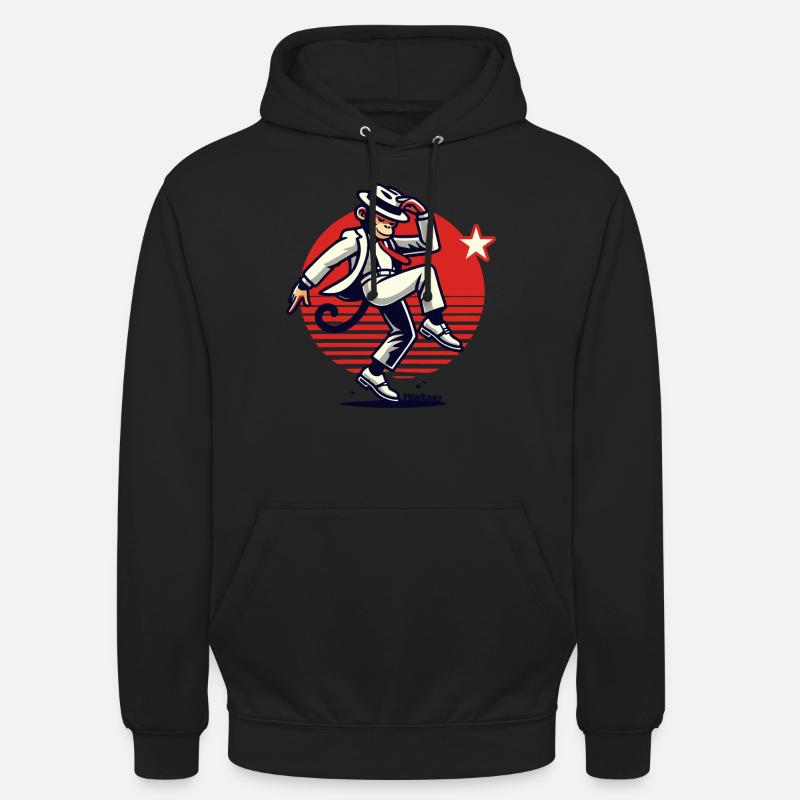 Moonwalk Monkey Singe Danse Singe - Sweat-shirt à capuche unisexe - noir
