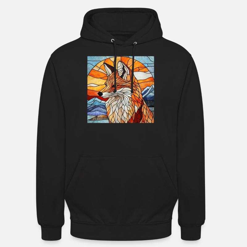 Fuchs - Unisex Hoodie - Schwarz
