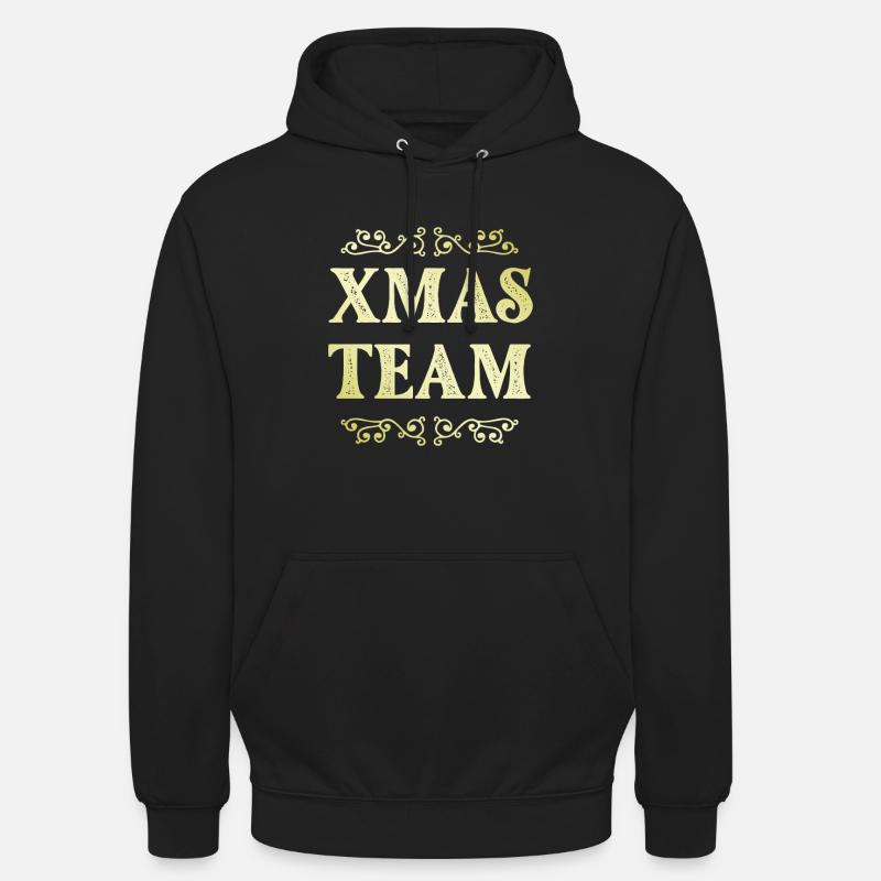 L’équipe de Noël - Sweat-shirt à capuche unisexe - noir