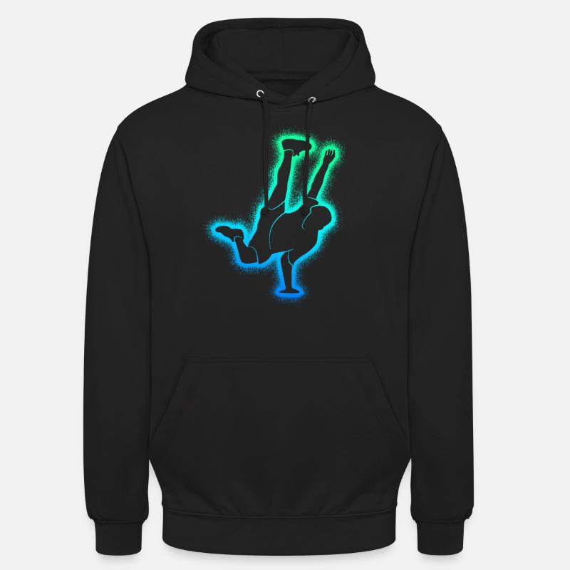 Breakdance Danse Breakdancer Enfants Breakdance - Sweat-shirt à capuche unisexe - noir