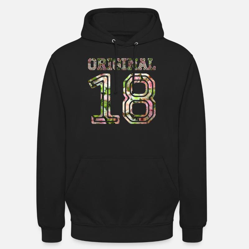 18 - Unisex Hoodie - black