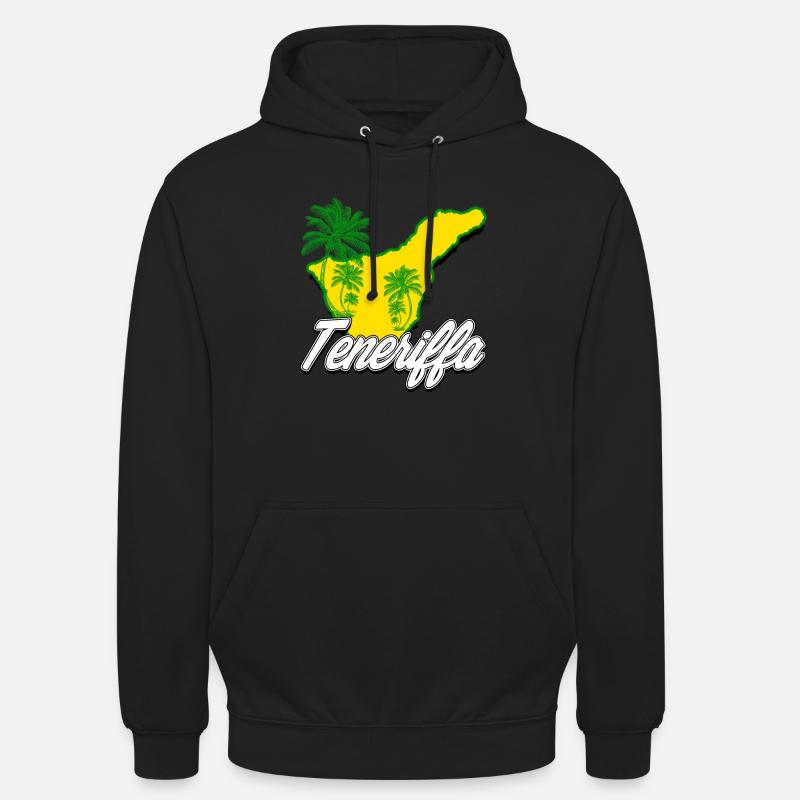 Tenerife - Sweat-shirt à capuche unisexe - noir