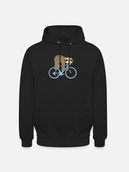 Sloth Bike - Unisex Hoodie - black