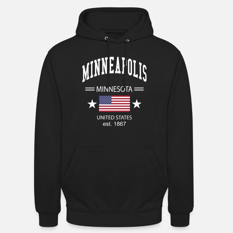 Minneapolis - Unisex Hoodie - black