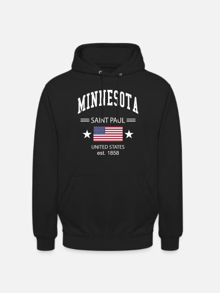 Minnesota - Unisex Hoodie - Schwarz