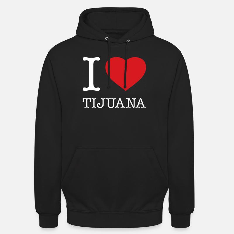 J’ADORE TIJUANA - Sweat-shirt à capuche unisexe - noir