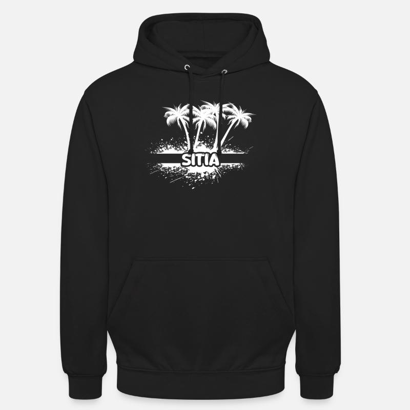 Sitia en tant que Soleil - Sweat-shirt à capuche unisexe - noir