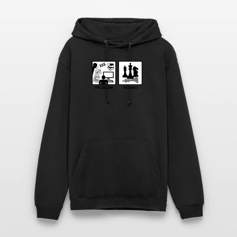 Chess solves problems Sweat-shirt à capuche unisexe