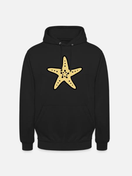 Starfish Ocean Sea Beach Diving - Unisex Hoodie - black
