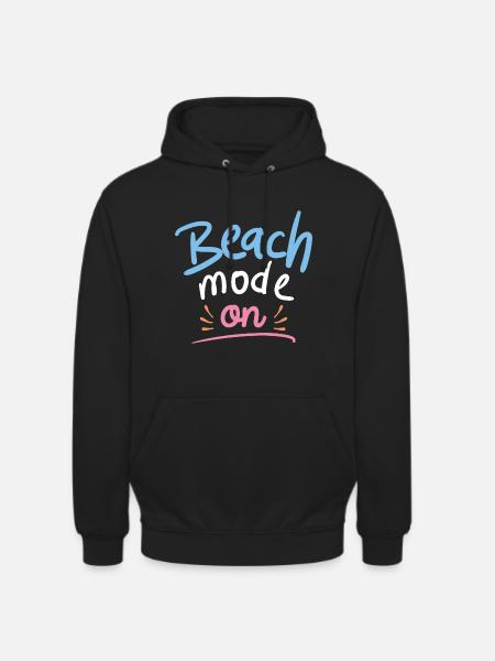 Beach Mode On - Unisex Hoodie - black