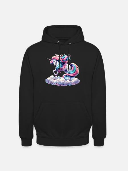 Mythical Unicorn - Unisex Hoodie - black