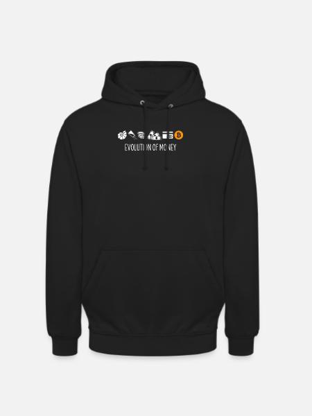 Evolution Development Of Money Cryptocurrency - Unisex Hoodie - Schwarz