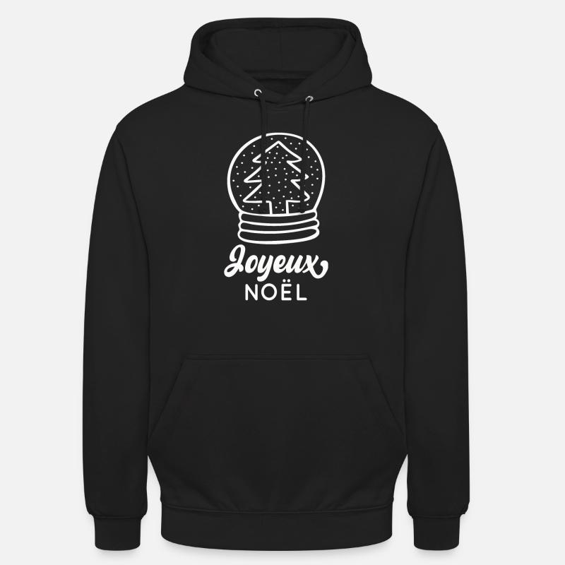 Joyeux Noël - Sweat-shirt à capuche unisexe - noir