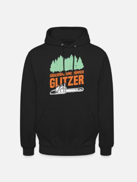 Sawdust is men's glitter - Unisex Hoodie - black