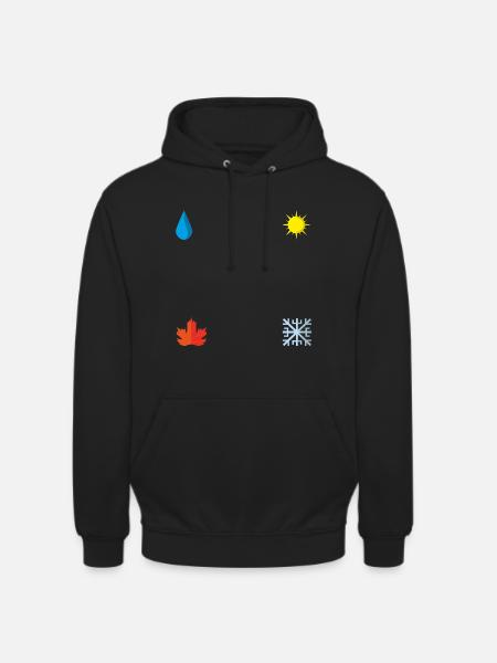 Four seasons - Unisex Hoodie - black