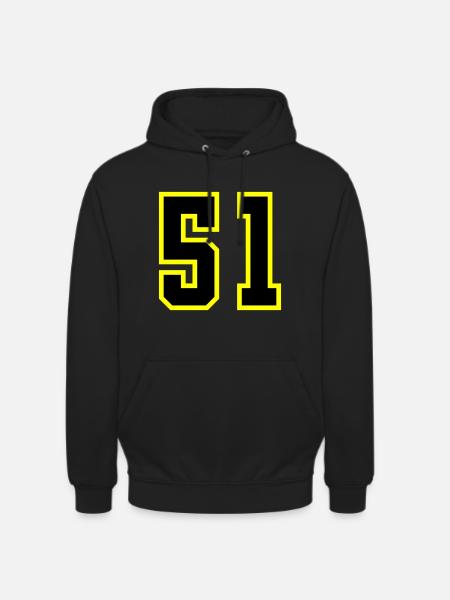 51 Number Leotard - Unisex Hoodie - black