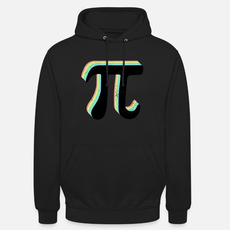 Math Pi symbole Pi - Sweat-shirt à capuche unisexe - noir
