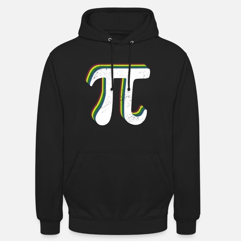 Math Pi symbol Pi - Unisex Hoodie - black