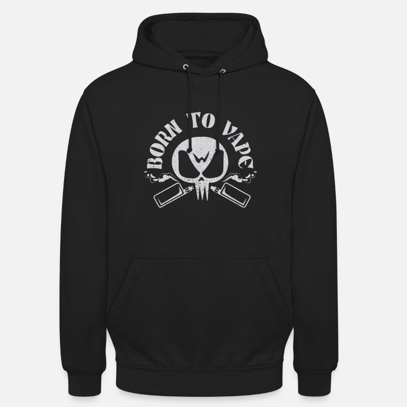 E-Zigarette E-Shisha Dampf Liquid - Unisex Hoodie - Schwarz