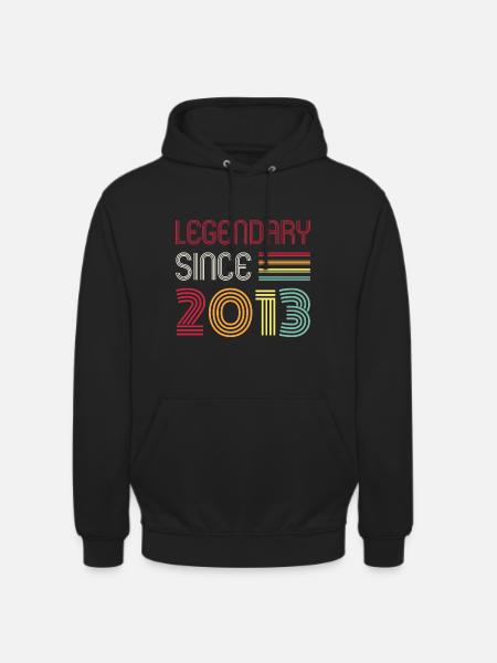 Birthday Legendary Since 2013 - Unisex Hoodie - black