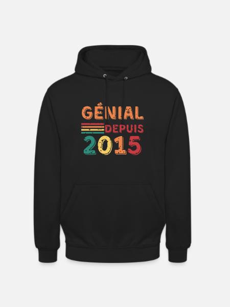 Awesome since 2015 - Unisex Hoodie - black