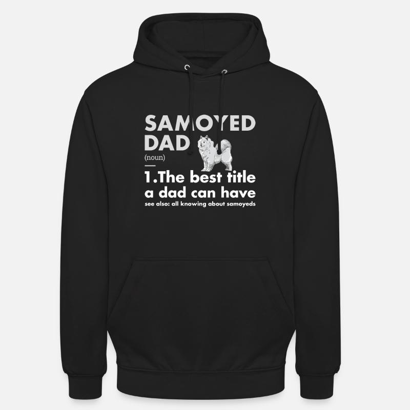 Samoyed Dad Definition - Unisex Hoodie - Schwarz