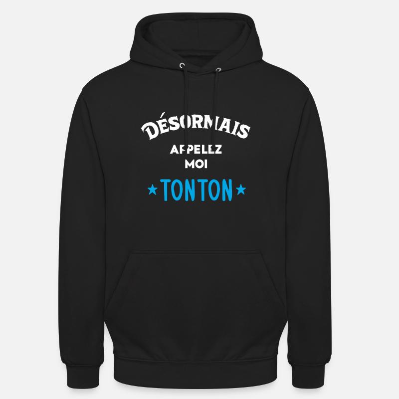 Idée D'Annonce De Grossesse - Sweat-shirt à capuche unisexe - noir