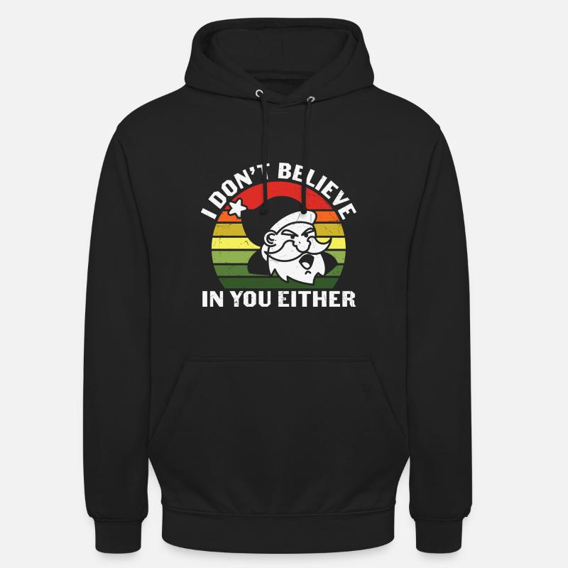 Weihnachtsmann Pullover -Weihnachten Geschenke - Unisex Hoodie - Schwarz