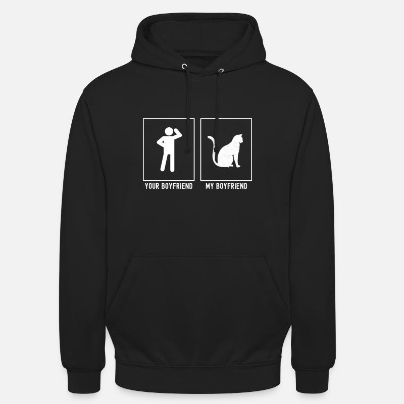 Ton ami - Mon ami - Chat - Sweat-shirt à capuche unisexe - noir