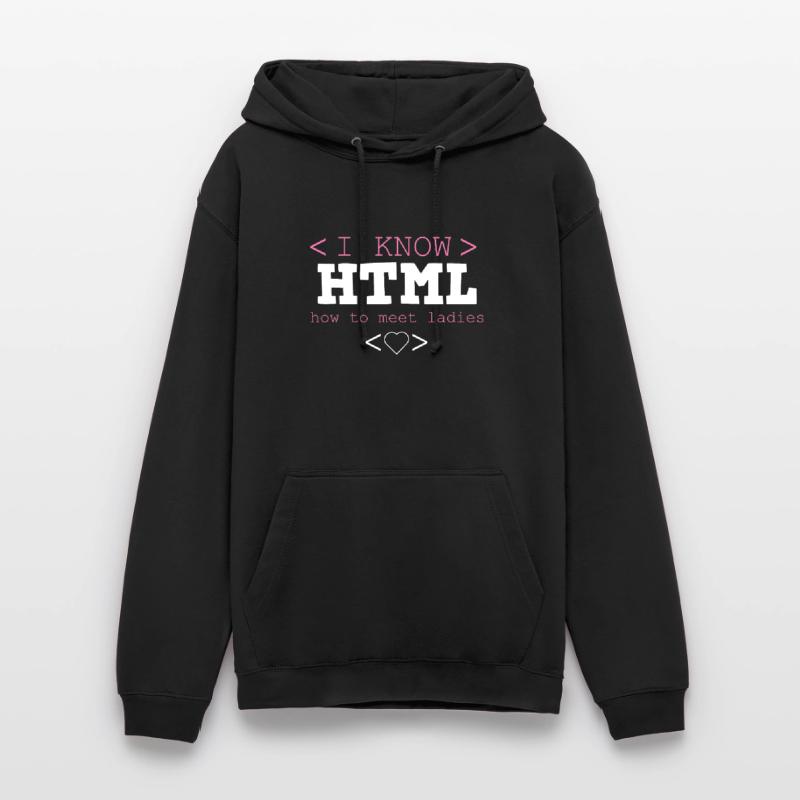 HTML Editor Hypertext Markup Language Web Document Unisex Hoodie