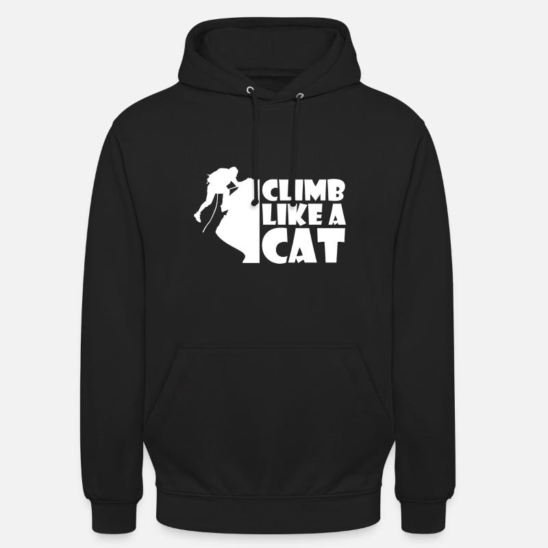 Klettern Bergsport Kletterer - Unisex Hoodie - Schwarz