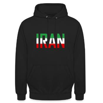 Iran Persien - Unisex Hoodie - Schwarz - Vorne - Alina (178cm) & Michal (187cm)
