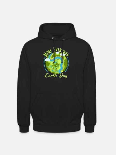 Make our Earth green again - Unisex Hoodie - black