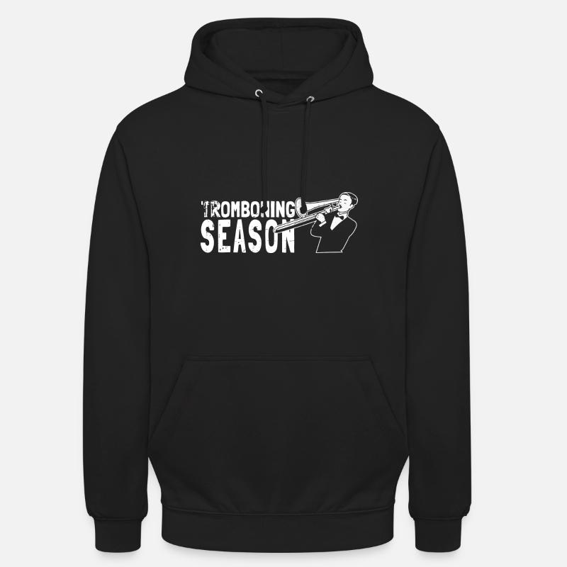 Posaune - Unisex Hoodie - Schwarz