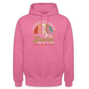 June 1994 Anniversary Juni 1994 Juni - Unisex Hoodie - pink - Front - Alina (178cm) & Michal (187cm)