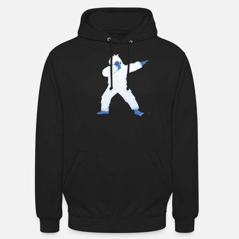 Dabbing Yeti Dab Dance - Sweat-shirt à capuche unisexe - noir
