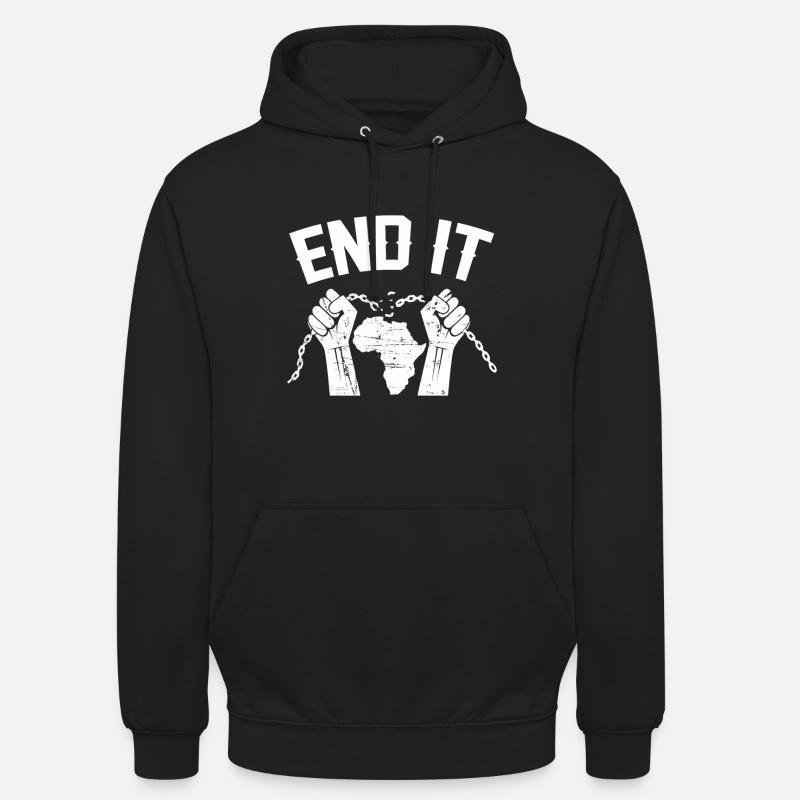 BANTU édition - Sweat-shirt à capuche unisexe - noir