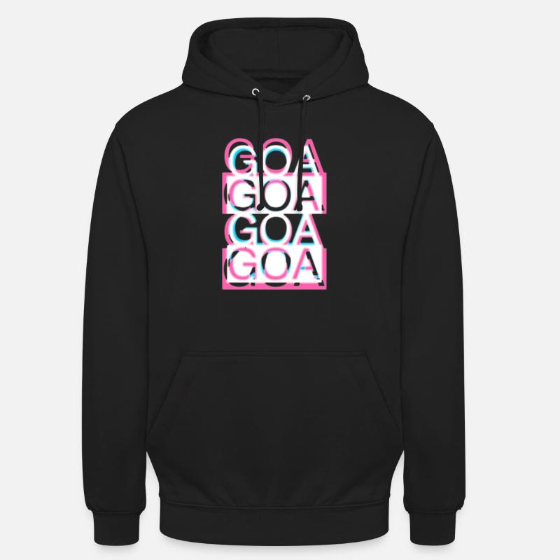 GOA GOA GOA GOA - Unisex Hoodie - black