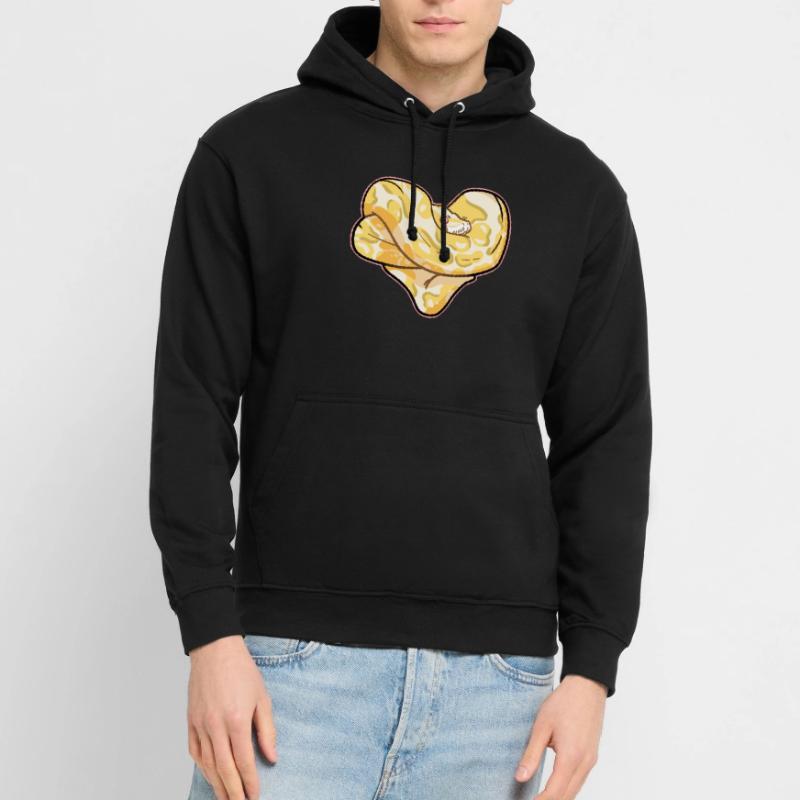 Python Herz Unisex Hoodie
