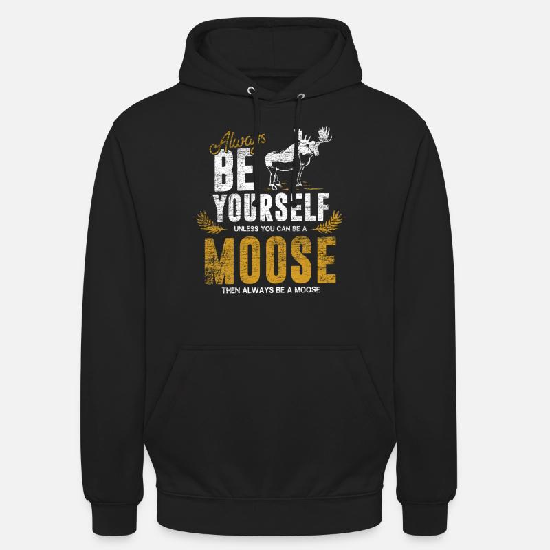 Elche Geschenk - Unisex Hoodie - Schwarz